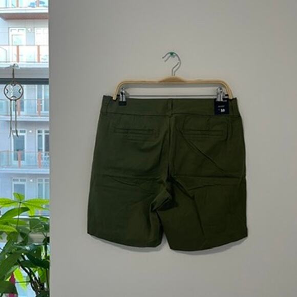NEW J. Crew Green 9" Chino Shorts Size 10 - Picture 6 of 6